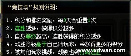 竞技场规则